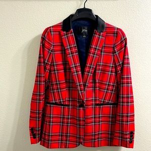 Perfect for the Holidays! 🎄 JCrew Women’s Tartan Blazer.
